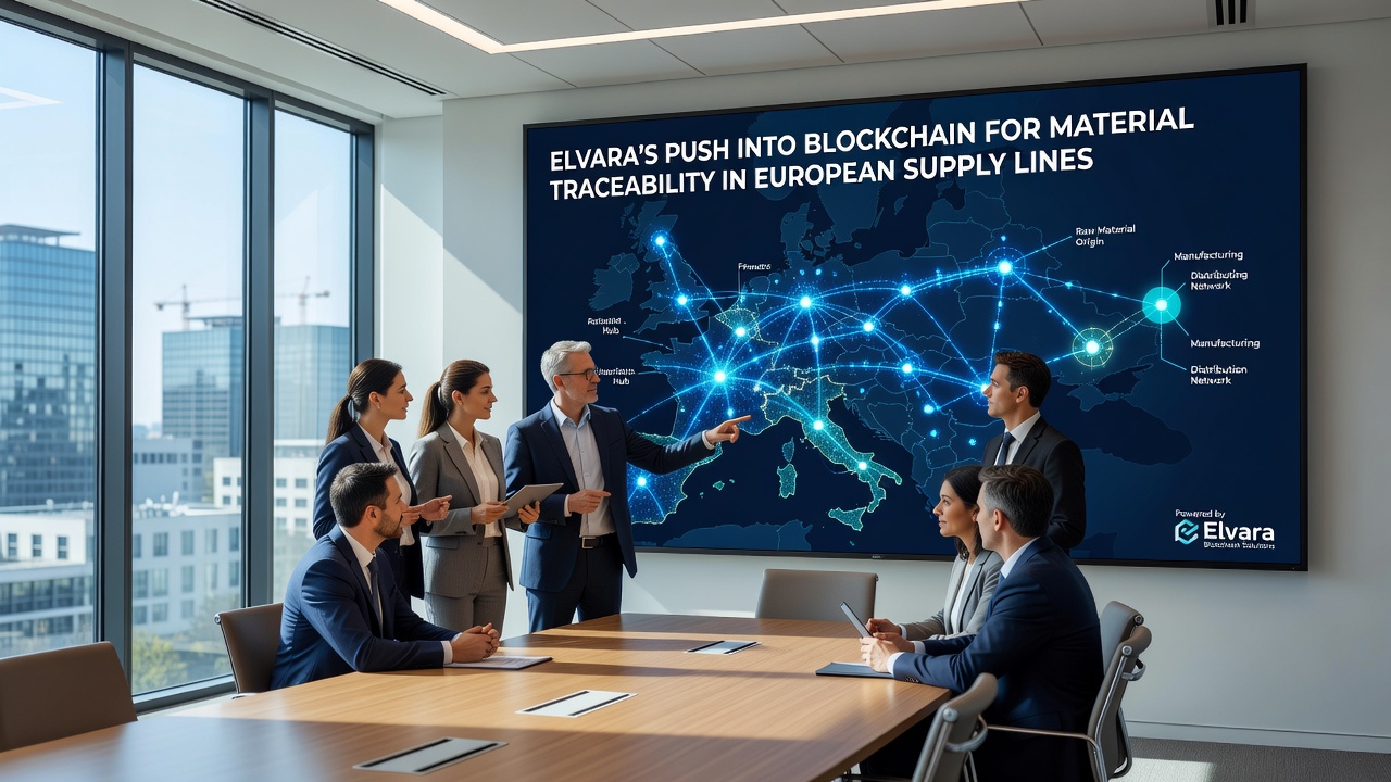 European supply line partners using blockchain for material tracking